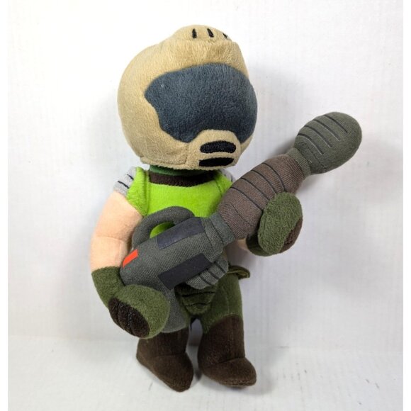 Gaming Heads Doom Space Marine Plush Rare Merchandise Collectible Figure Doomguy - Picture 1 of 9